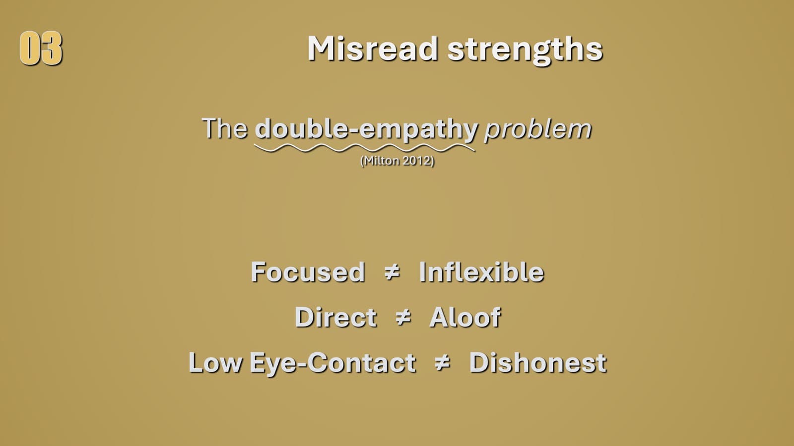 Misread strengths